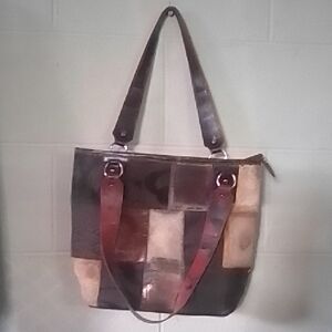 Patchwork Leather Purse